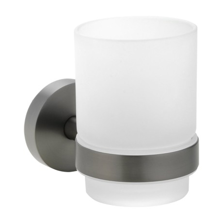 Przejdź do produktu X-ROUND GUN METAL kubek, szkło mleczne, gun metal