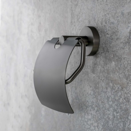 Przejdź do produktu X-ROUND GUN METAL wieszak na papier toaletowy, z klapką, gun metal