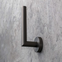 X-ROUND GUN METAL wieszak na papier toaletowy, gun metal