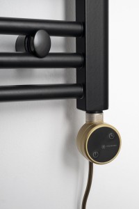 MOA grzałka elektryczna z termostatem a Wi-FI, 300 W, złoto mat