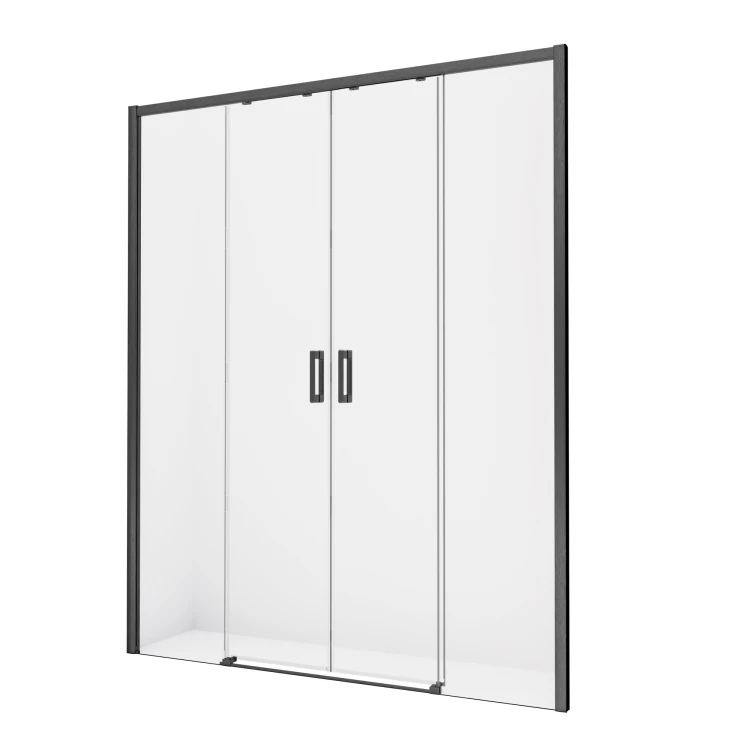 Przesuwane drzwi prysznicowe o wymiarach od 130x200cm do 200x200cm.
