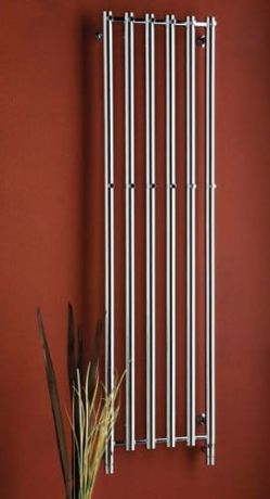 Przejdź do produktu Grzejnik łazienkowy pionowy rurowy 42x95 cm PMH Rosendal R1C/6 chrom