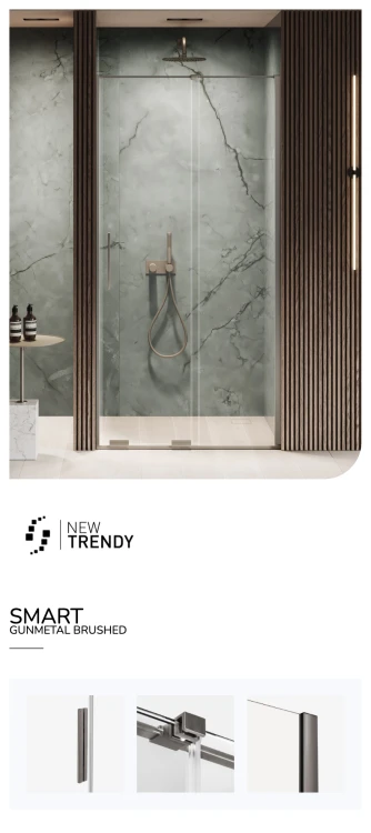 Wnękowe drzwi przesuwne. Pasują do różnych stron montażu, dostępne w rozmiarach od 100x200cm do 180x200cm.