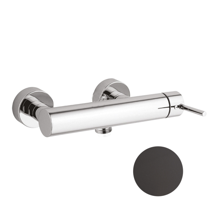 Bateria prysznicowa solo Giulini Futuro 6508-01 czarny mat
