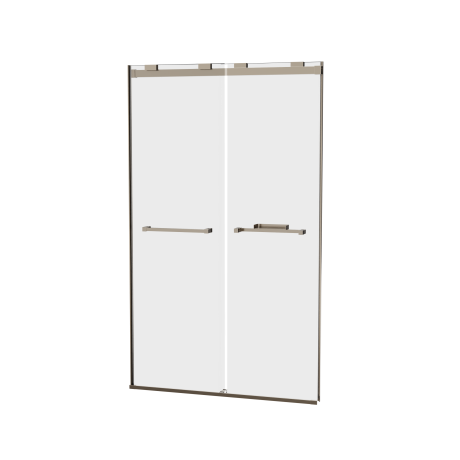 Przejdź do produktu Kabina prysznicowa z drzwiami przesuwnymi otwieranymi z obu stron, wyposażona w system cichego domyku; dostępne szerokości od 100 do 180 cm (wysokość