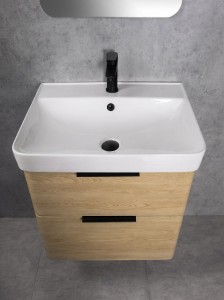 DENEB szafka umywalkowa 56,5x55x43,5cm, dąb emporio
