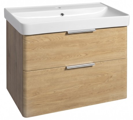 Przejdź do produktu DENEB szafka umywalkowa 77,3x55x42,4cm, dąb emporio