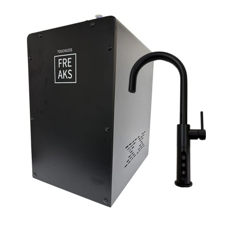 Przejdź do produktu Podzlewowy dystrybutor wody gazowanej i chłodzonej do baterii kuchennej Touchless Freaks Soda Czarny / Stal INOX