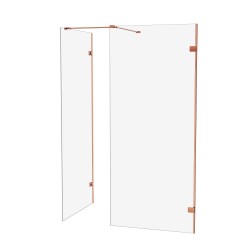 Uniwersalne kabiny, możliwe do zamontowania po każdej stronie, dostępne w rozmiarach od 120x80x200cm do 160x100x200cm.
