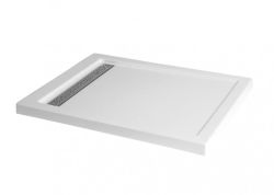 Brodzik prostokątny płaski 120x90 cm z rusztem WEST Polimat 00843