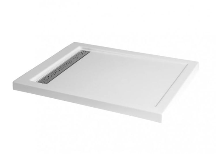 Brodzik prostokątny płaski 120x90 cm z rusztem WEST Polimat 00843