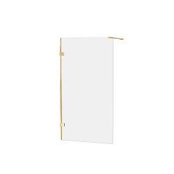 Uniwersalny parawan, możliwy do montażu po dowolnej stronie, dostępny w wymiarach od 50x150 cm do 100x150 cm.