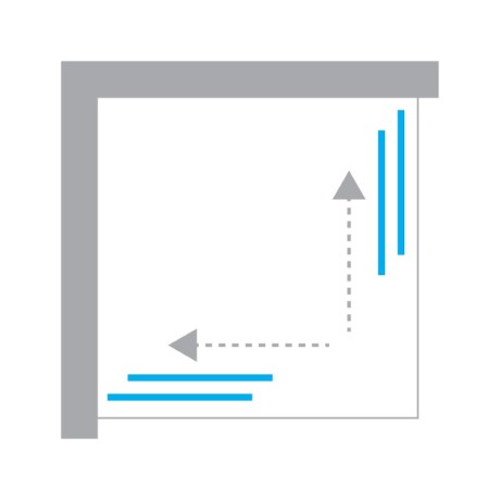 Przejdź do produktu Kwadratowe i prostokątne kabiny prysznicowe z drzwiami przesuwnymi. Dostępne w rozmiarach od 70x70x200 cm do 120x90x200 cm.