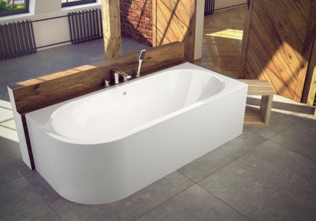 Przejdź do produktu Wanna asymetryczna 170x75 cm Besco Avita 170 lewa #WAV-170-NL