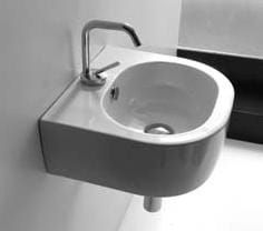 Przejdź do produktu Umywalka podwieszna 40x37cm Kerasan Flo 314901