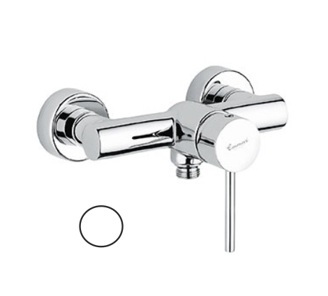 Bateria prysznicowa Emmevi Piper biały mat 45002BO