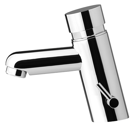 Bateria umywalkowa czasowa z regulacją temperatury chrom Vedo V2C5505M