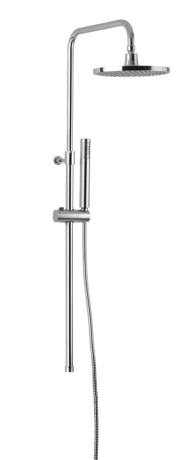 Przejdź do produktu Zestaw prysznicowy z okrągłą deszczownicą 20 cm, baterią i słuchawką prysznicową kompletny Sapho 990ESD+CE10S chrom