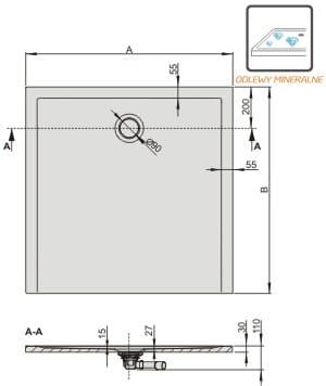 Przejdź do produktu Sanplast B-M/Space Brodzik kwadratowy 80x80 cm 645-290-0020-01-000