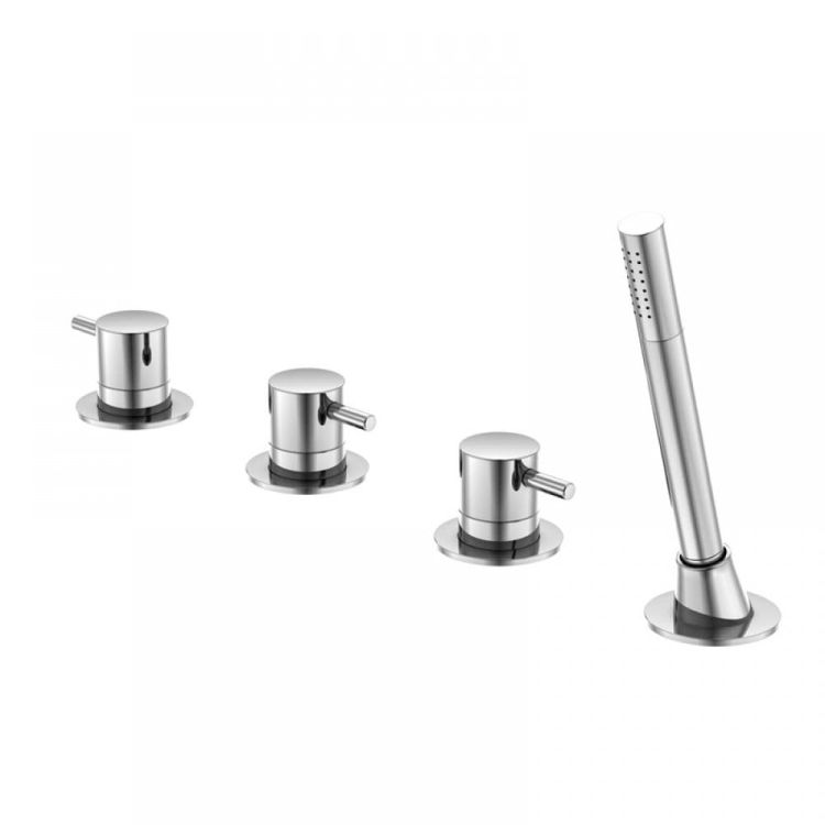 Bateria wannowa 4-otworowa Steinberg seria 100 chrom 1002480