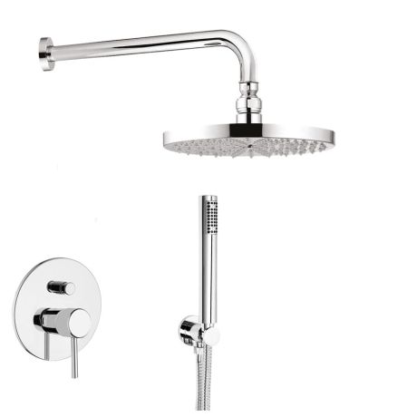 Przejdź do produktu Zestaw prysznicowy podtynkowy z deszczownicą 20cm Giulini Futuro 65ZES20 chrom