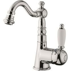 Bateria bidetowa 21,5 cm Retro z korkiem automatycznym Emmevi Laguna 40514CR chrom
