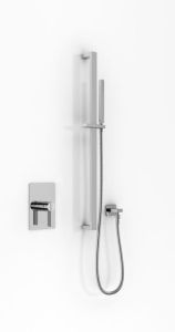 Zestaw prysznicowy z baterią podtynkową Kohlman Dexame QW220DSP3 chrom