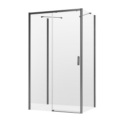 Kwadratowe i prostokątne kabiny prysznicowe z drzwiami przesuwnymi, dostępne w wersjach lewo- i prawostronnych. Wymiary od 100x70x200 cm do 160x100x20