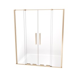 Ruchomy parawan, pasujący na każdą stronę montażu. Dostępne wymiary: od 130x150 cm do 180x150 cm.