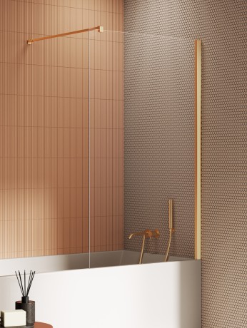 Przejdź do produktu Uniwersalny parawan, możliwy do zamontowania z każdej strony. Rozmiary od 50x140 cm do 100x140 cm.