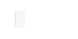Uniwersalny parawan do montażu z obu stron. Dostępne wymiary: od 50x150 cm do 100x150 cm.