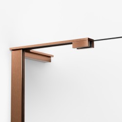 Uniwersalny parawan, który można zamontować z każdej strony. Dostępne wymiary: od 50x150 cm do 100x150 cm.