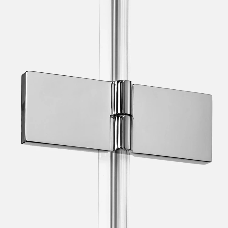 Kwadratowe i prostokątne kabiny, z opcją lewej lub prawej strony, z drzwiami otwieranymi na zewnątrz, o wymiarach od 80x70x200cm do 120x120x200cm.