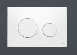 Przycisk spłukujący z tworzywa, biały TECE Loop 9240600 