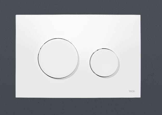 Przycisk spłukujący z tworzywa, biały TECE Loop 9240600 