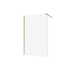 Uniwersalny parawan, możliwy do zamontowania z dowolnej strony. Dostępne wymiary: od 50x150 cm do 100x150 cm.