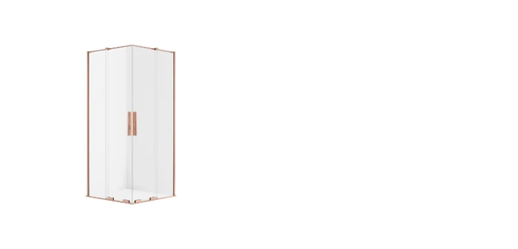 Kwadratowe i prostokątne kabiny prysznicowe z drzwiami przesuwnymi. Montowane na dowolną stronę, uniwersalne. Dostępne rozmiary: od 80x80x200 cm do 12