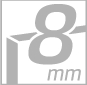 Uniwersalna kabina, możliwość montażu z dowolnej strony, rozmiary od 70x200 cm do 140x200 cm.