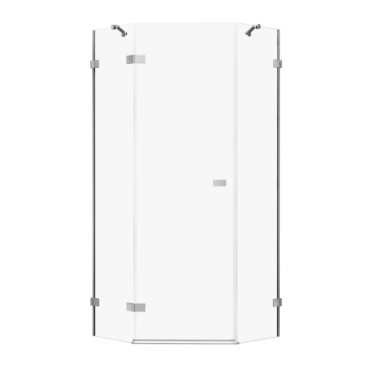 Pięciokątne kabiny, dostępne w wersji lewo- lub prawostronnej. Mają zewnętrzne drzwi uchylne. Rozmiary to 80x80x200 cm oraz 90x90x200 cm.