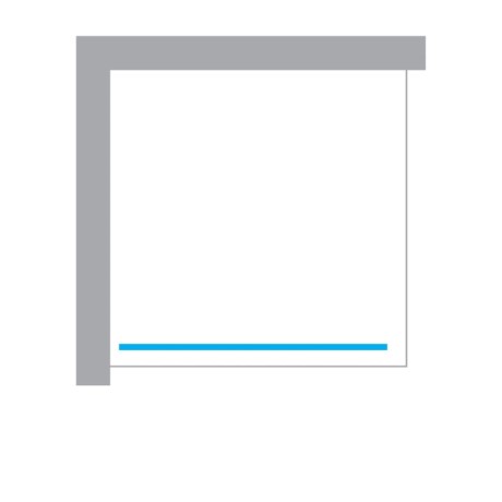 Przejdź do produktu Uniwersalne kabiny, możliwe do montażu po każdej stronie, o wymiarach od 50x200cm do 140x200cm.