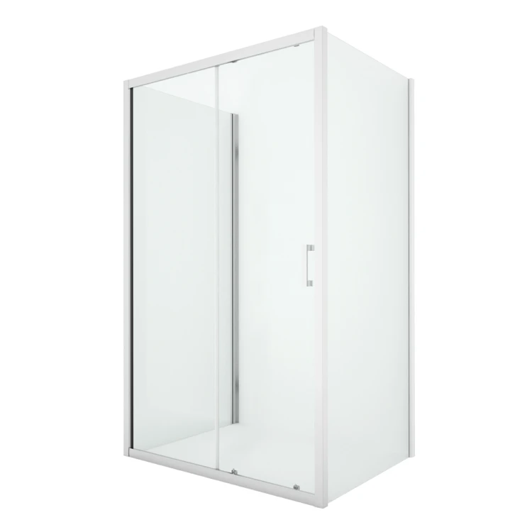 Przesuwne kabiny prysznicowe o kształcie prostokąta. Uniwersalne, można je montować na dowolnej stronie. Dostępne w rozmiarach od 100x80x200cm do 120x