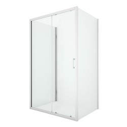 Przesuwne kabiny prysznicowe o kształcie prostokąta. Uniwersalne, można je montować na dowolnej stronie. Dostępne w rozmiarach od 100x80x200cm do 120x