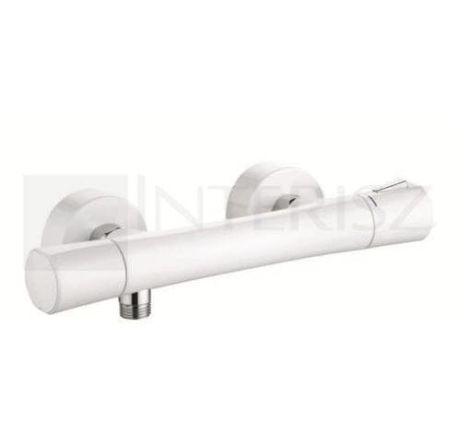 Przejdź do produktu Bateria prysznicowa ścienna termostatyczna Kludi Zenta 351009138 biała