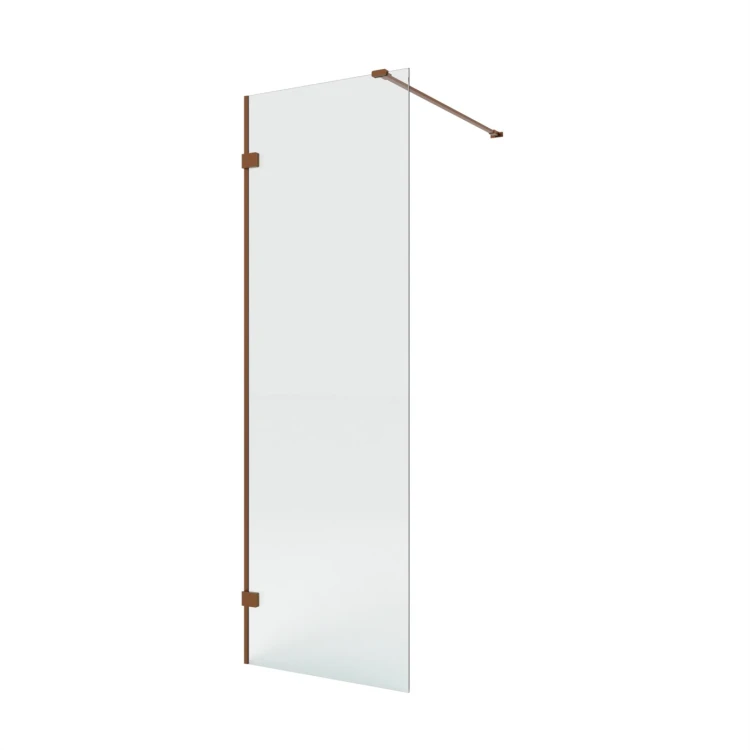 Uniwersalne kabiny, montowane po obu stronach, dostępne w wymiarach od 50x200 cm do 160x200 cm.