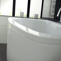 Wanna asymetryczna 150x80 cm Besco Luna 150 prawa