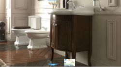 Zestaw kompakt WC + spłuczka WC + mechanizm spłukujący chrom + deska biała Kerasan Retro 1012/1013+1081+750990 +109001