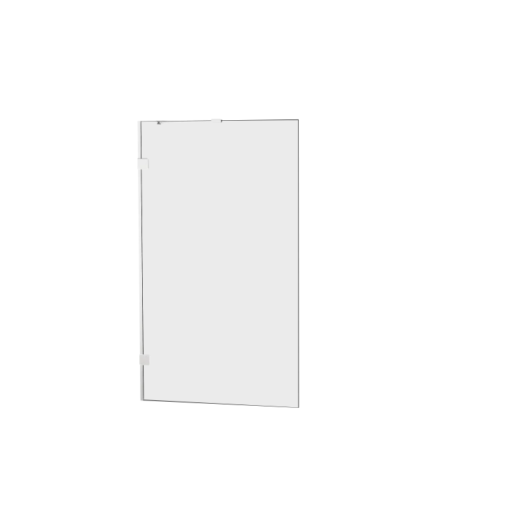Parawan stały, jednoelementowy, montaż uniwersalny (dowolna strona); szerokość 50–100 cm, wysokość 150 cm.