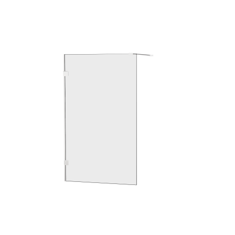 Przejdź do produktu Parawan stały, jednoelementowy, montaż uniwersalny (dowolna strona); szerokość 50–100 cm, wysokość 150 cm.