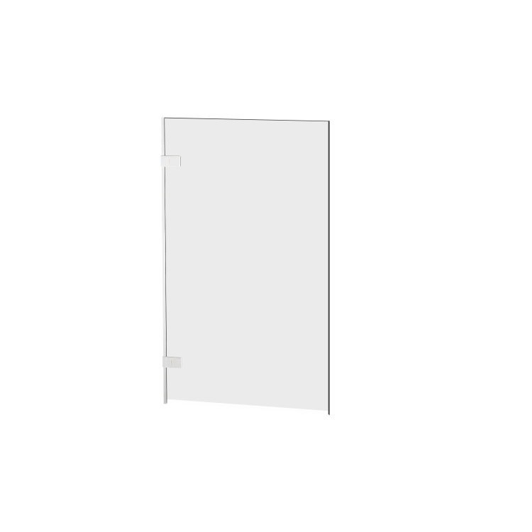 Parawan uniwersalny (lewo- lub prawostronny), montowany przyściennie, uchylny w obie strony; szerokość 50–100 cm, wysokość 150 cm.