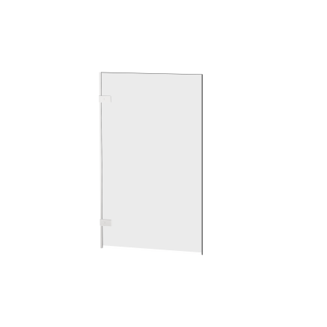 Przejdź do produktu Parawan uniwersalny (lewo- lub prawostronny), montowany przyściennie, uchylny w obie strony; szerokość 50–100 cm, wysokość 150 cm.